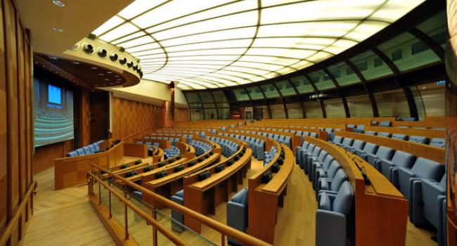 La nuova Aula del Palazzo dei Gruppi parlamentari